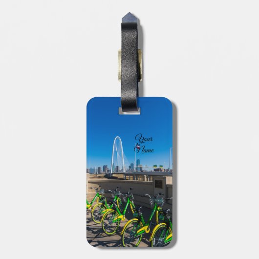 Étiquette À Bagage Vélos Et Dallas (Dos Vertical)