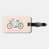 Étiquette À Bagage Vélos Vélos Vie est une belle balade (Dos horizontal)