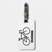 Étiquette À Bagage Vélosexuel (Dos Vertical)
