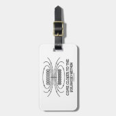 Étiquette À Bagage Venez plus près du solénoïde dans (humour de (Devant Vertical)