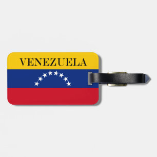 Étiquette À Bagage Venezuela : drapeau patriotique vénézuélien