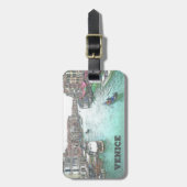 Étiquette À Bagage Venise, Italie (Devant Vertical)