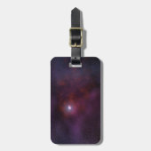 Étiquette À Bagage Vent Pulsar D'Une Étoile Neutron. (Devant Vertical)