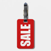 ÉTIQUETTE À BAGAGE VENTE (Dos Vertical)