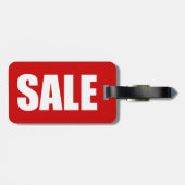 ÉTIQUETTE À BAGAGE VENTE (Dos horizontal)