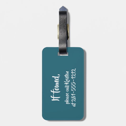 Étiquette À Bagage Verdure tropicale de feuille de Monstera de (Dos Vertical)