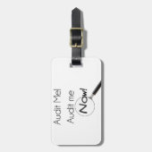 Étiquette À Bagage Vérifie-moi ! (Devant Vertical)