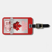 Étiquette À Bagage Véritable Nord - Coudes vers le haut (Devant horizontal)