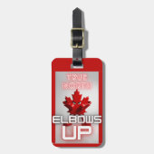 Étiquette À Bagage Véritable Nord - Coudes vers le haut (Devant Vertical)