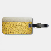 Étiquette À Bagage Verre de bière (Dos horizontal)