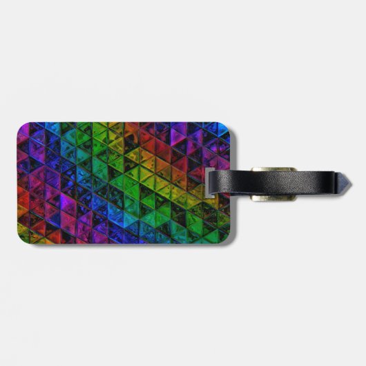 Étiquette À Bagage Verre de fierté (Dos horizontal)