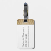 Étiquette À Bagage Verrouillage MUGGLE WORTHY™ (Dos Vertical)