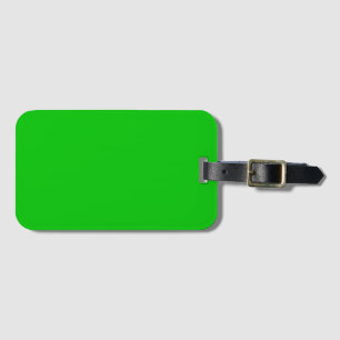 Étiquette À Bagage Vert citron