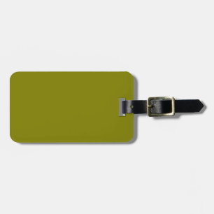 Étiquette À Bagage Vert olive classique