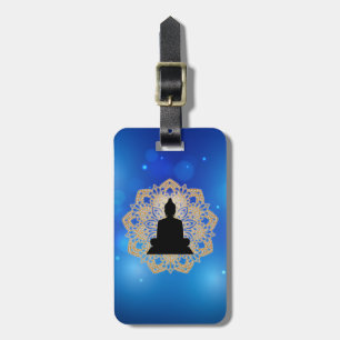 Étiquette À Bagage Vesak Day Bouddha et Mandala Vaisakha Purnima
