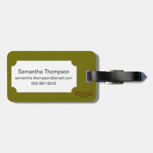 Étiquette À Bagage Vesalius : Système squelettique (Dos horizontal)