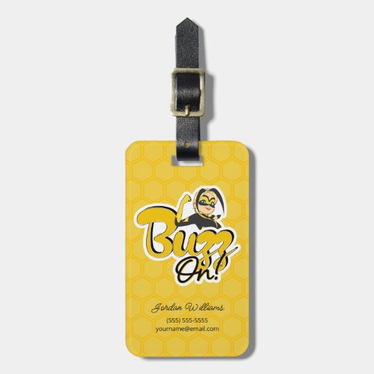 Étiquette À Bagage Vesperia | Buzz On ! (Devant Vertical)