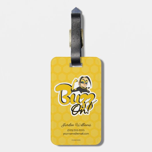 Étiquette À Bagage Vesperia | Buzz On ! (Dos Vertical)