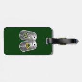 Étiquette À Bagage Vétéran de la 4e division d'infanterie (Dos horizontal)