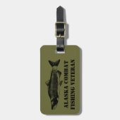 Étiquette À Bagage Vétérinaire de la pêche de combat de l'Alaska (Devant Vertical)