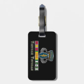 Étiquette À Bagage Vétérinaire des Forces spéciales du Vietnam (Dos Vertical)