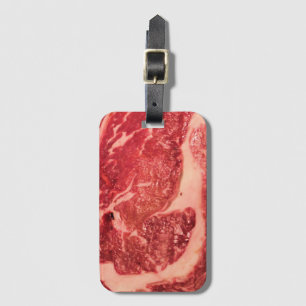Étiquette À Bagage Viande Rouge Crue de Qualité Supérieure Photo Ma