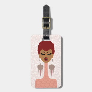Étiquette À Bagage Vibe naturelle (dos personnalisable)