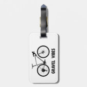 Étiquette À Bagage Vibes de gravier Cyclisme (Dos Vertical)