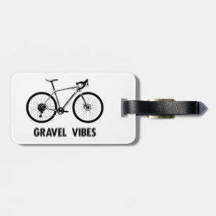 Étiquette À Bagage Vibes de Gravier Cyclisme