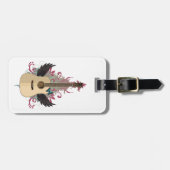 Étiquette À Bagage Vibes de guitare (Devant horizontal)