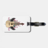 Étiquette À Bagage Vibes de guitare (Dos horizontal)