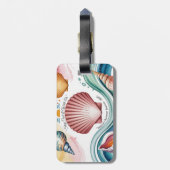 Étiquette À Bagage Vibes d'été Carnet tropical (Dos Vertical)