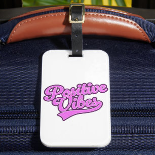Étiquette À Bagage Vibes positives