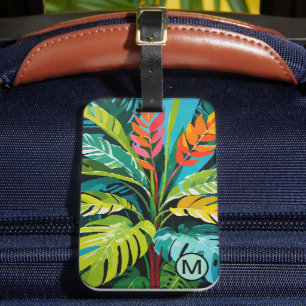Étiquette À Bagage Vibes tropicales
