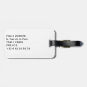 Étiquette À Bagage Victoria Falls vue aérienne - Zimbabwe, Afrique (Dos horizontal)