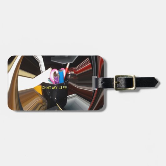 Étiquette À Bagage Vie adorable Idées inspirées do-it-yourself vie (Devant horizontal)