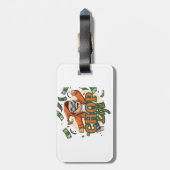 Étiquette À Bagage Vie de coupe (Dos Vertical)