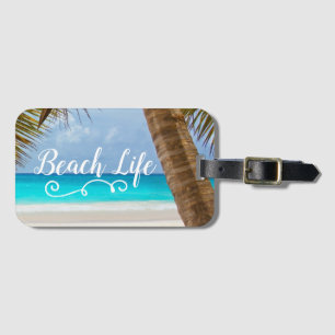 Étiquette À Bagage Vie de plage