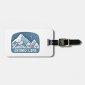 Étiquette À Bagage Vie Skimo (Devant horizontal)