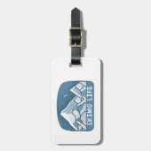 Étiquette À Bagage Vie Skimo (Devant Vertical)