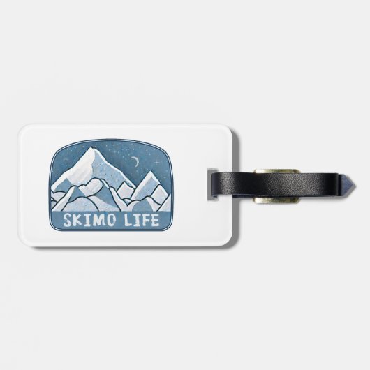 Étiquette À Bagage Vie Skimo (Dos horizontal)
