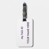 Étiquette À Bagage Vieille étiquette de bagage de chèvre avec le (Dos Vertical)