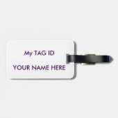 Étiquette À Bagage Vieille étiquette de bagage de chèvre avec le (Dos horizontal)