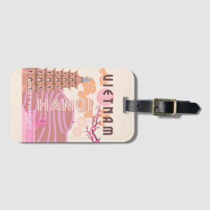 Étiquette À Bagage Vietnam Travel Art, Retro