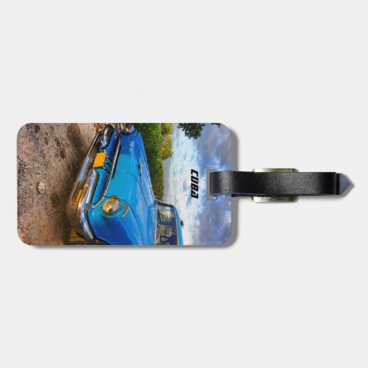 Étiquette À Bagage Vieux classique américain en Trinidad, Cuba (Dos horizontal)