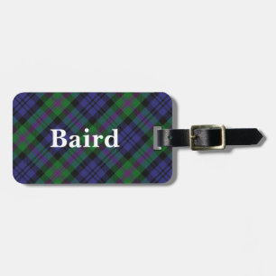 Étiquette À Bagage Vieux tartan de Baird de clan de Scotsman