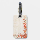 Étiquette À Bagage Vigne d'automne (Dos Vertical)