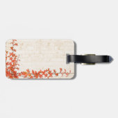 Étiquette À Bagage Vigne d'automne (Dos horizontal)