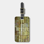 Étiquette À Bagage Vignoble Vignoble Cork Collage (Devant Vertical)