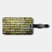 Étiquette À Bagage Vignoble Vignoble Cork Collage (Dos horizontal)